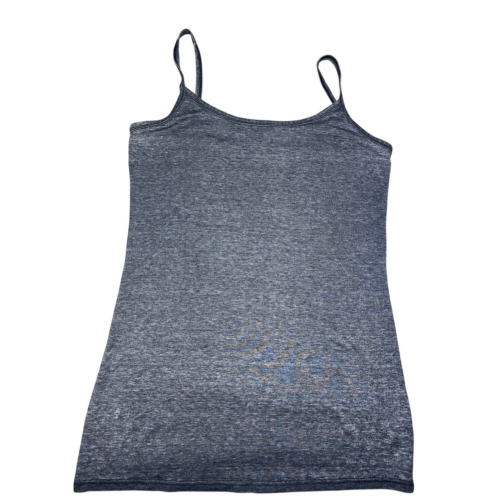 BKE Womens Tank Top XL Gray Basic Long